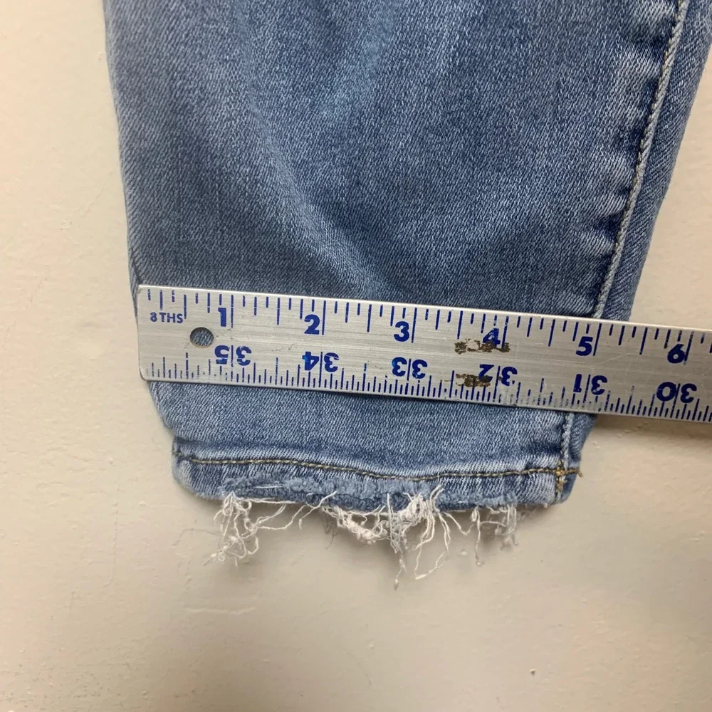 American Eagle Jegging Womens 16 Short Blue Excellent Curvy Super Hi-Rise